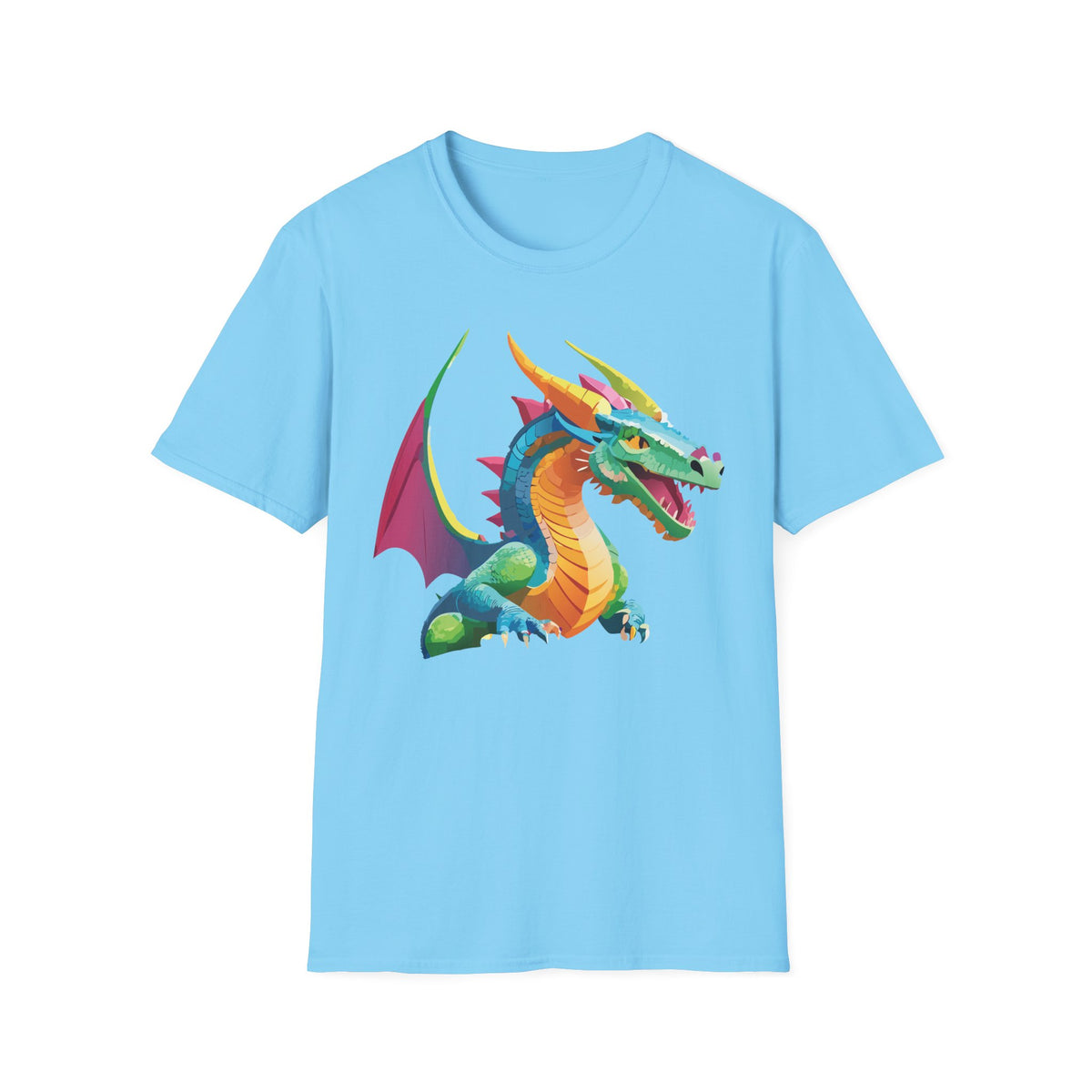 Dragon Graphic Tee Gildan Unisex 100 Cotton Tee Shirt with Animals m11