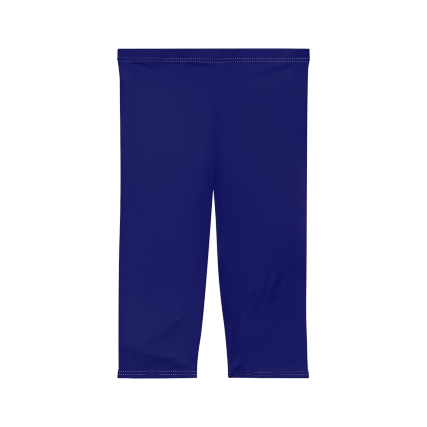 Deep Twilight Color Women's Brushed Suede Poly Span Casual Capri Leggings XS-2XL