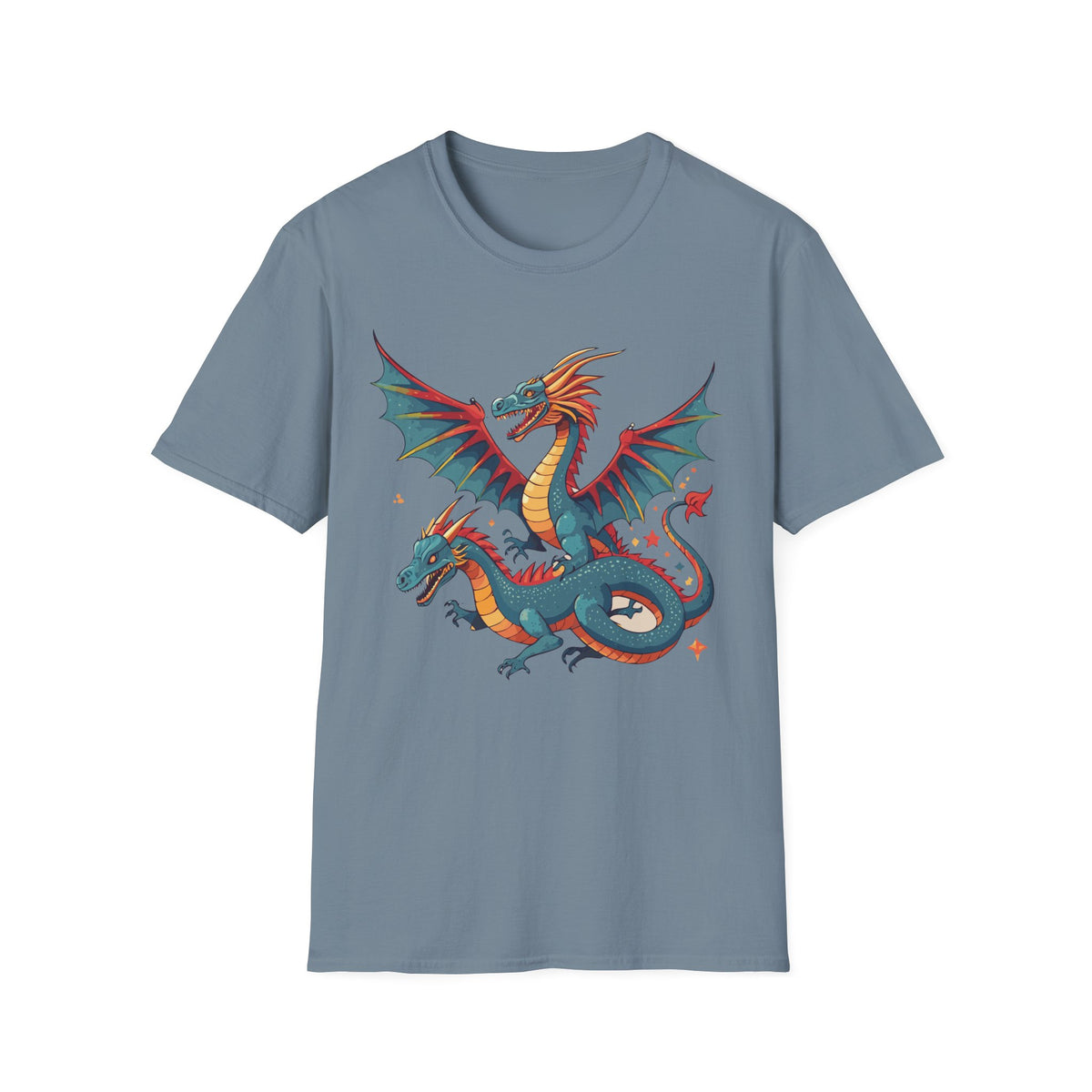 Dragon Graphic Tee Gildan Unisex 100 Cotton Tee Shirt with Animal a40