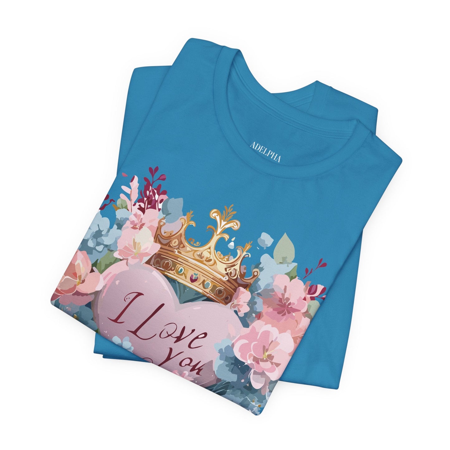 Valentine Graphic Tee Unisex Short Sleeve Jersey Shirt Adelpha Vintage Art Design