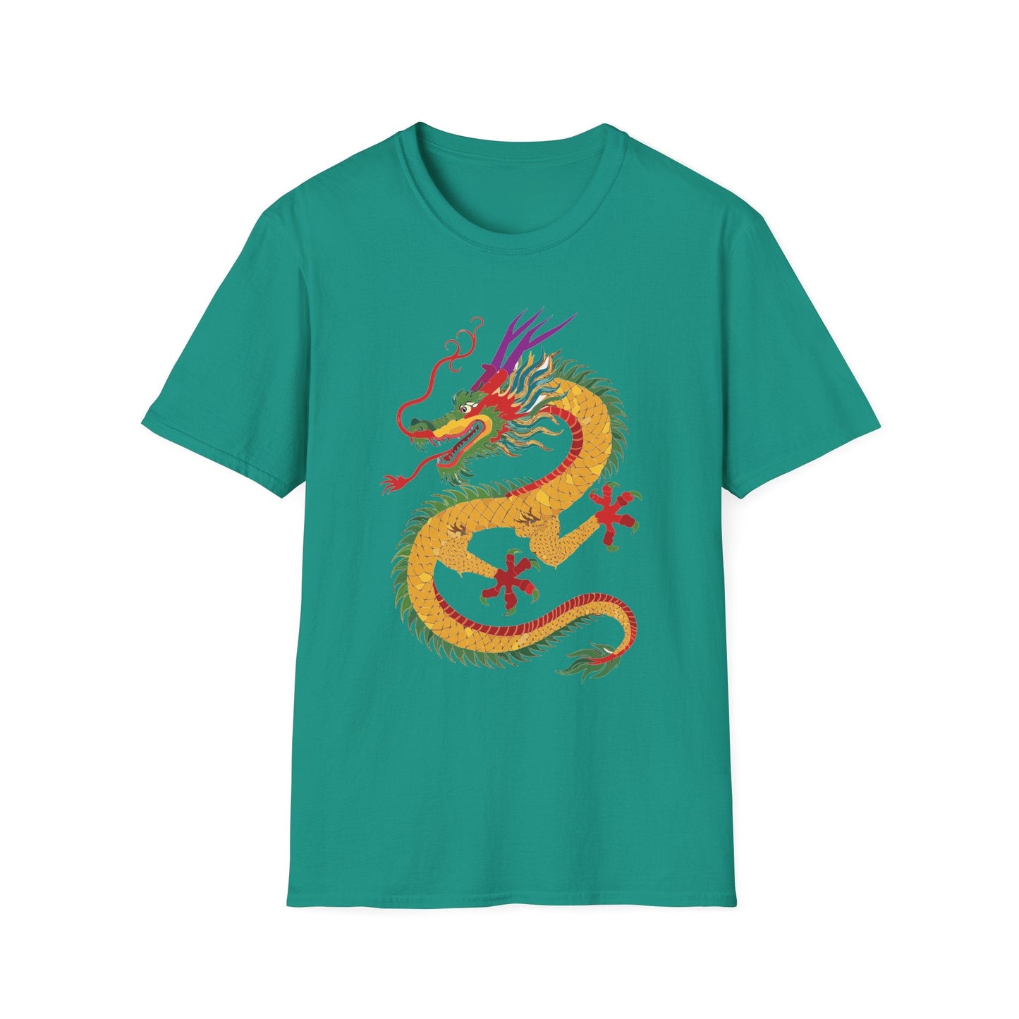 Dragon T Shirt Unisex Dragon Shirt Animal Design Softstyle Ring Spun Cotton Tee Comfort