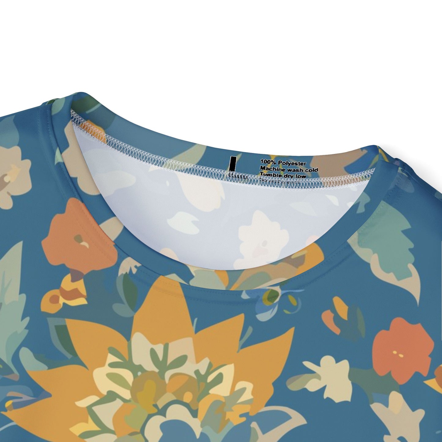 Unisex Floral Print Shirt, Shirt with Floral Print