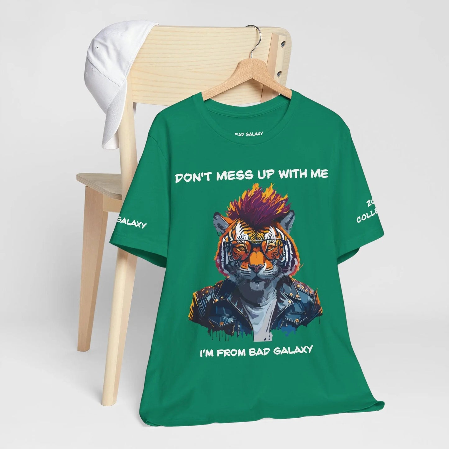 Bad Galaxy Animal T Shirt Cotton Comfort Eco Friendly Inks Printed In USA Free Shipping