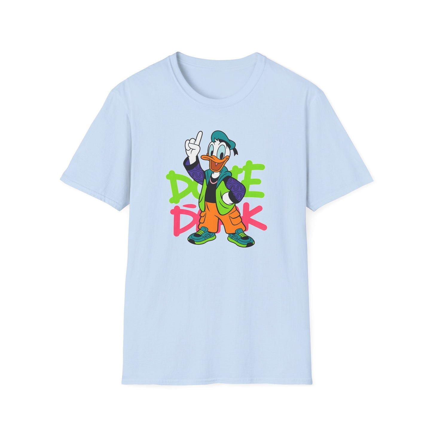 Unisex Cartoon T Shirt Animation Graphic Tee Funny Animals Softstyle 100 Percent Ring Spun Cotton