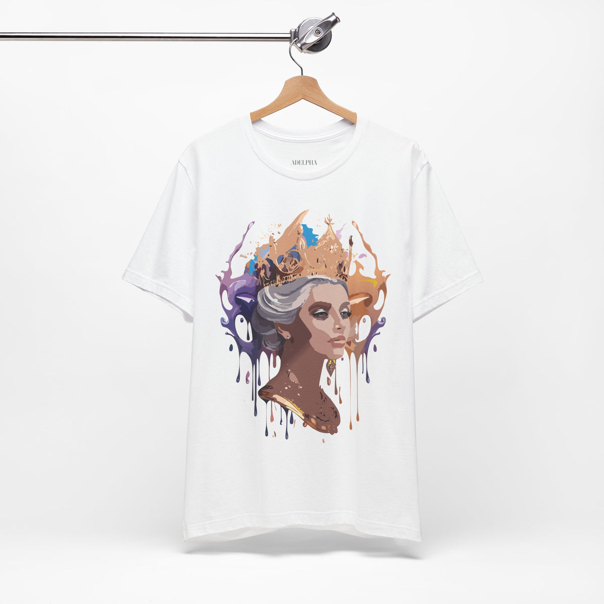 Queen Graphic Unisex Cotton Bella+Canvas Tee with Art Design m185