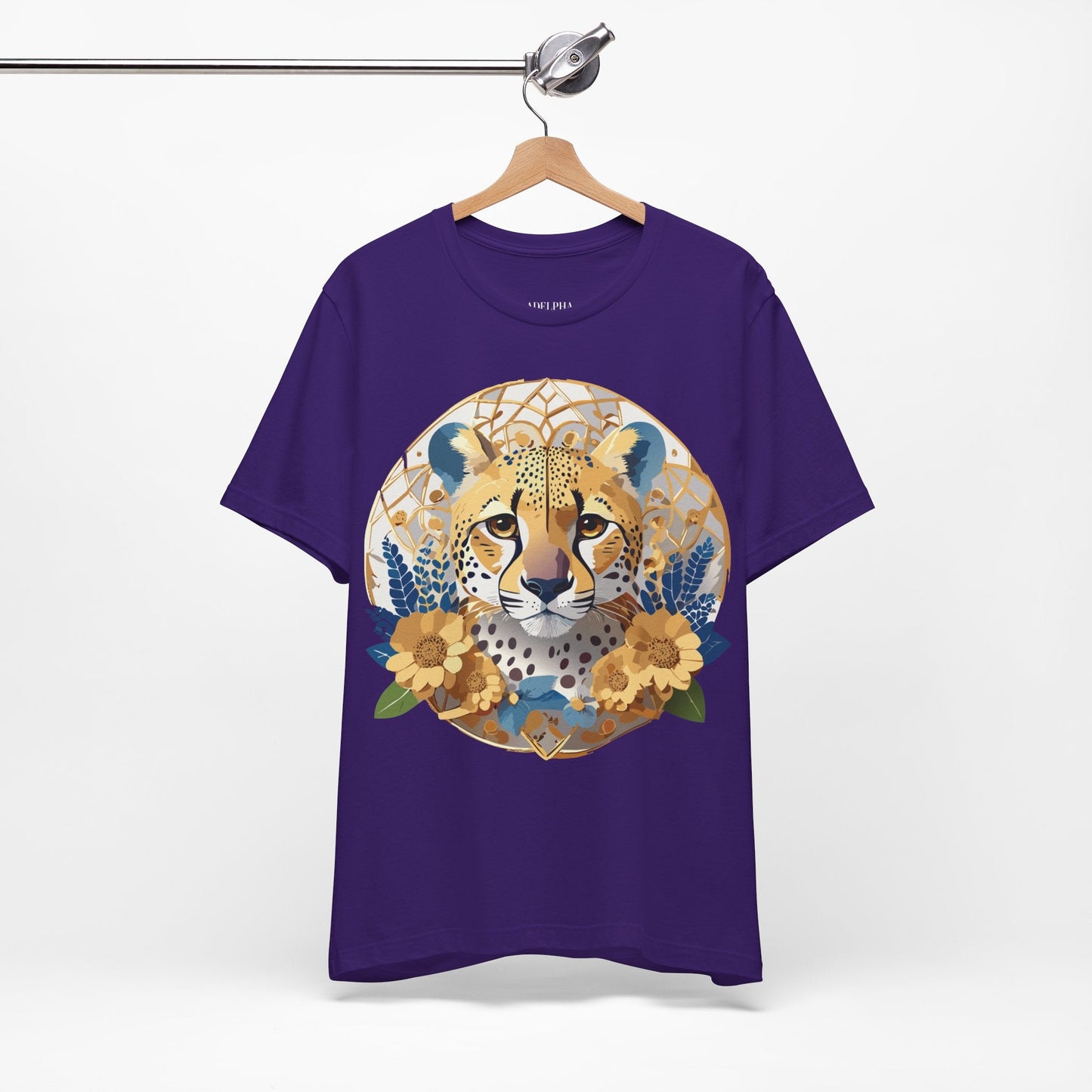 Medallion Shirt Unisex Graphic Tee With Vintage Inspired Adelpha Artwork Short Sleeve Jersey