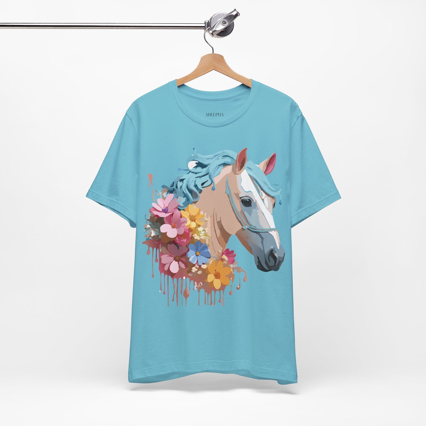 Horse Graphic Unisex 100 Cotton Vintage Animal Art T-Shirt 17