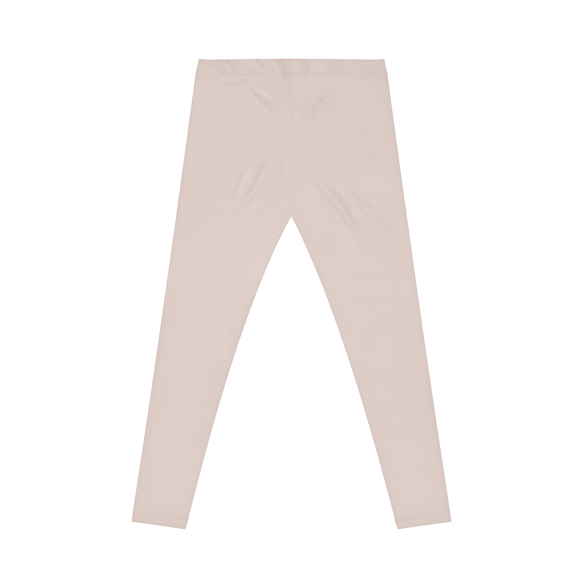 Desert Morning Beige Color Women's Poly-Span Casual Leggings XS-2XL