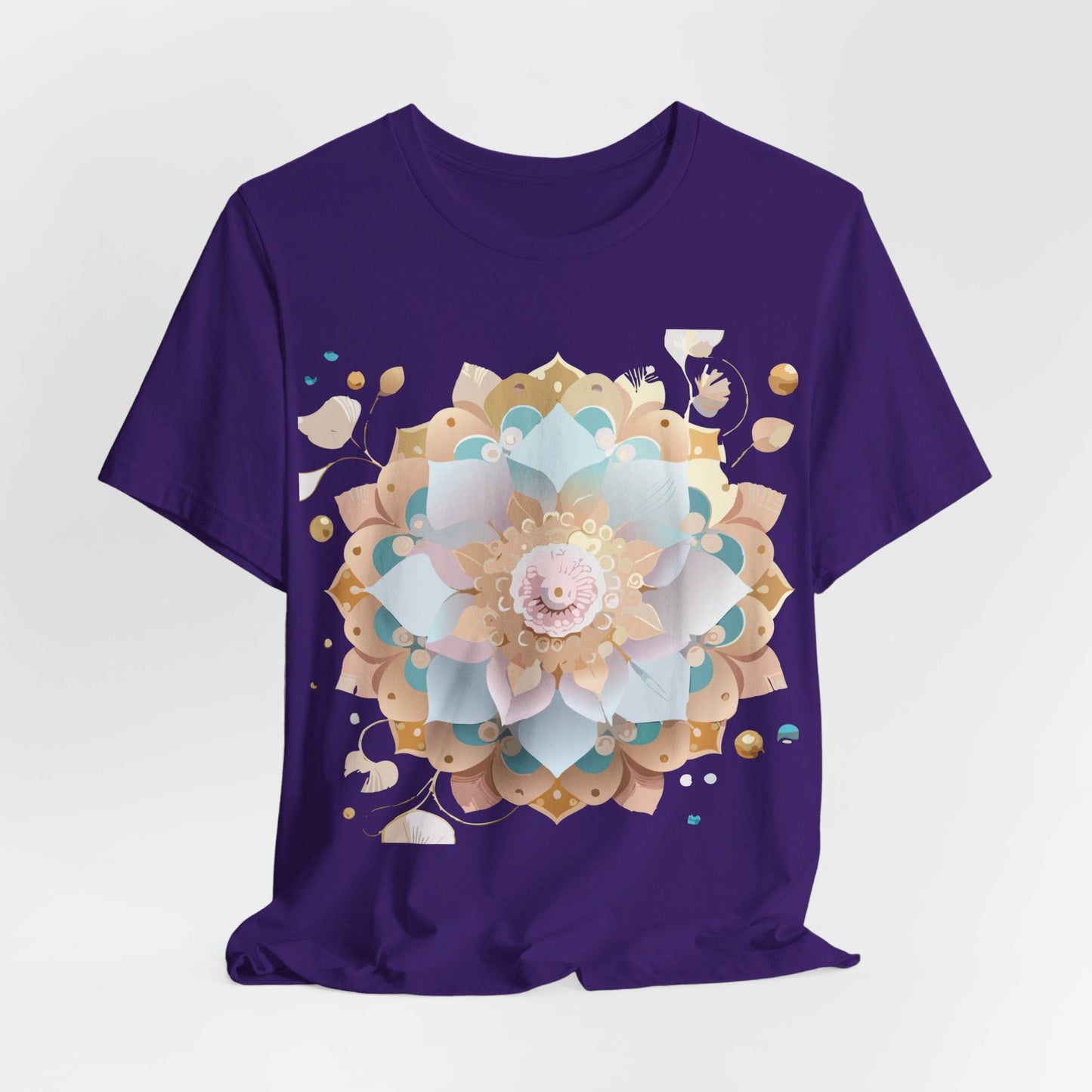 Mandala Graphic Tee Unisex Jersey Short Sleeve Featuring Vintage Inspired Adelpha Artwork