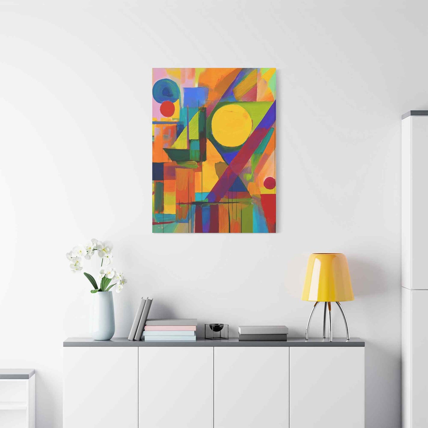 Abstract Painting Print Canvas 20x24,20x30,24x30, 24x32,24x36,30x40, 32x48,36x48,40x60 Pine-Wood Inner Frame ABS-10