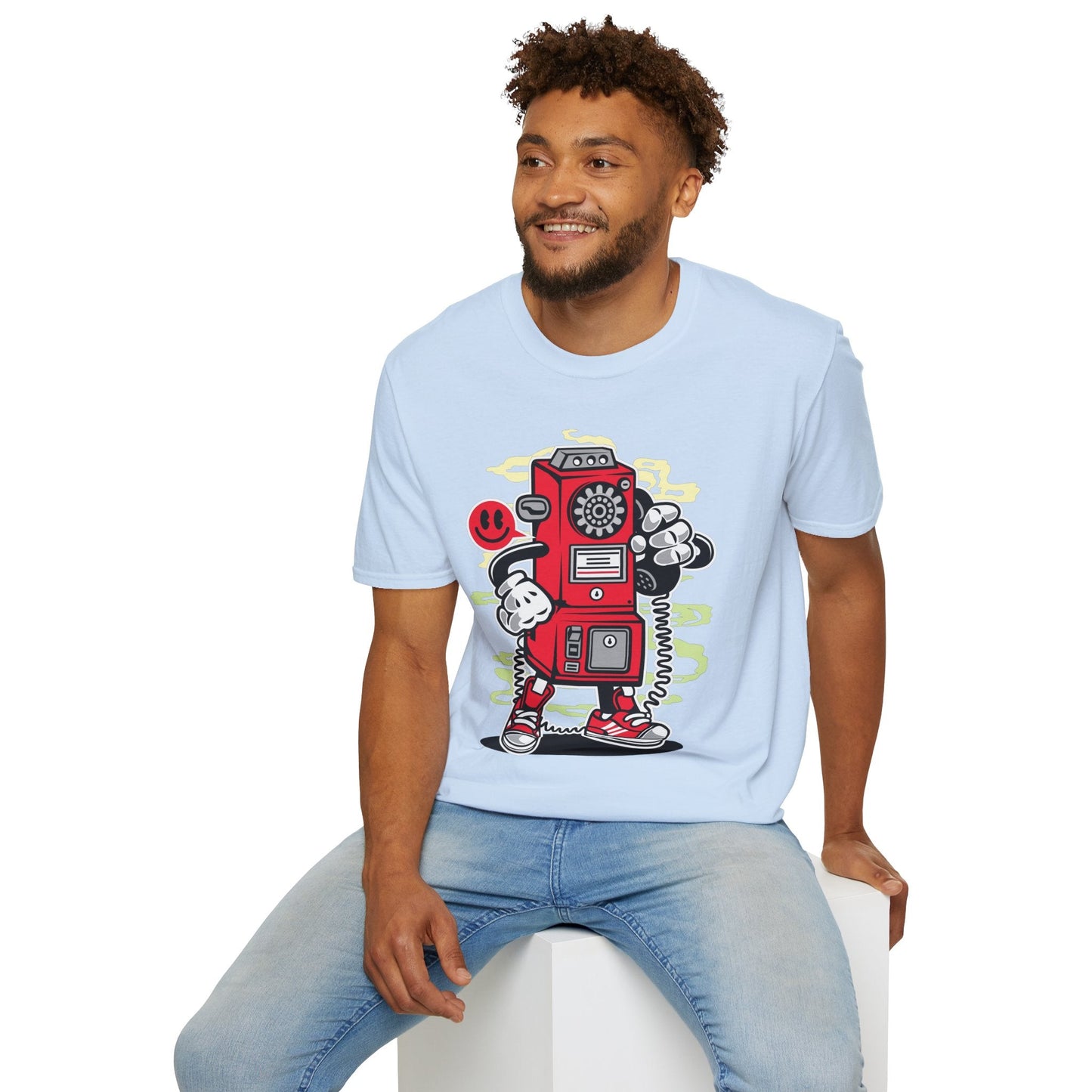 Cartoon T Shirt Animation T Shirt Funny Graphic Tee Softstyle 64000 Unisex Short Sleeve