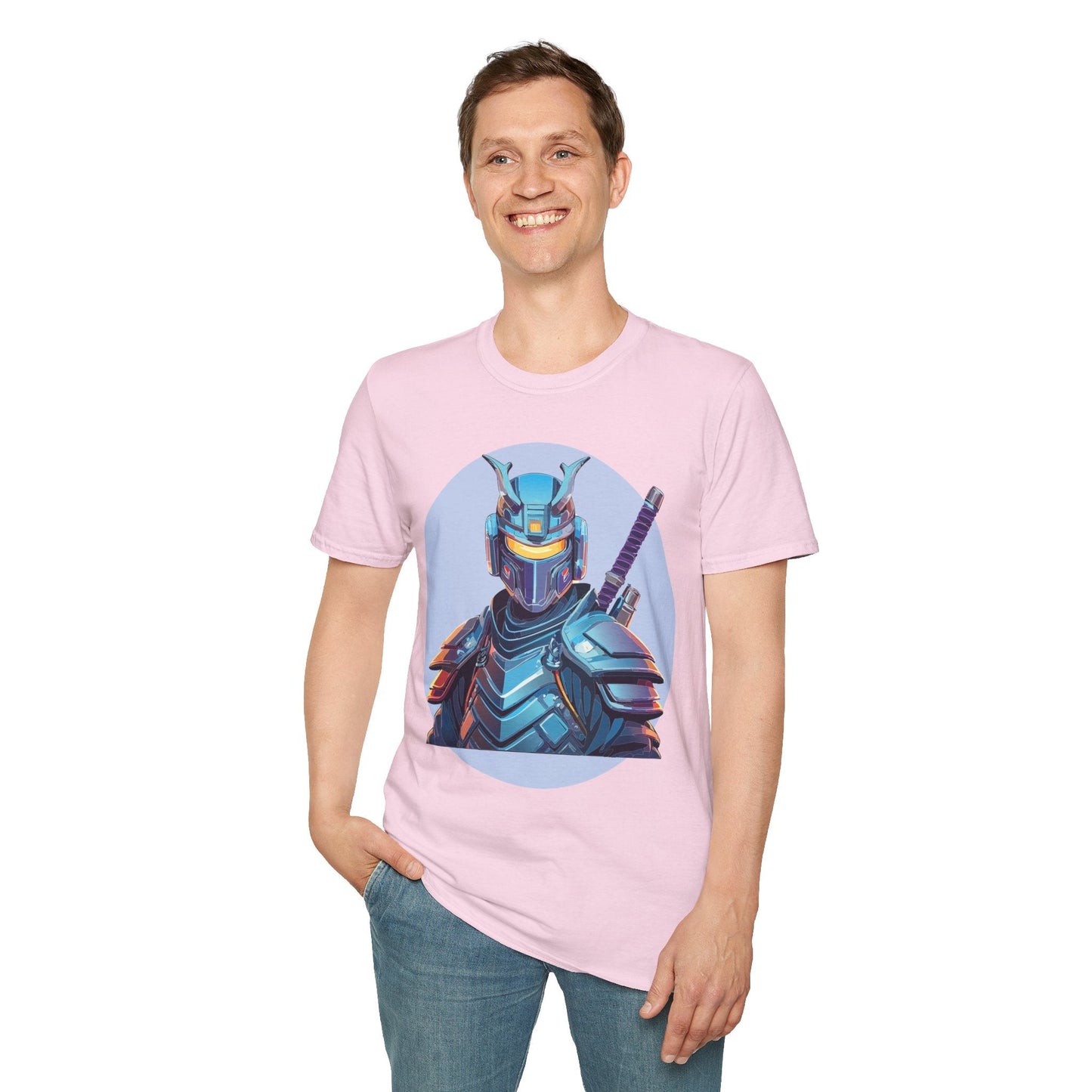 Samurai Shirt Unisex Softstyle Tee 64000 Gildan 100 Percent Ring Spun Cotton Comfort Fit