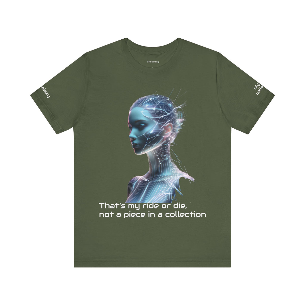 Car Graphic Unisex Cotton Bella+Canvas Tee with Art Design b14