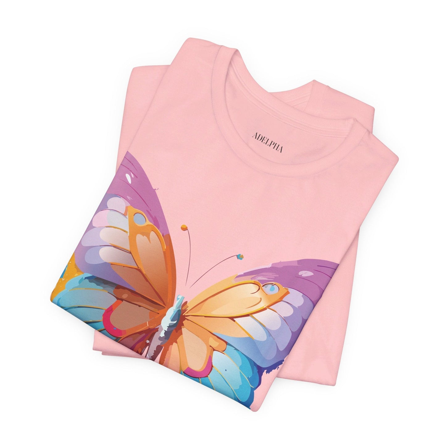 Butterfly Graphic Unisex 100 Cotton Lightweight Vintage Design Jersey Tee 91