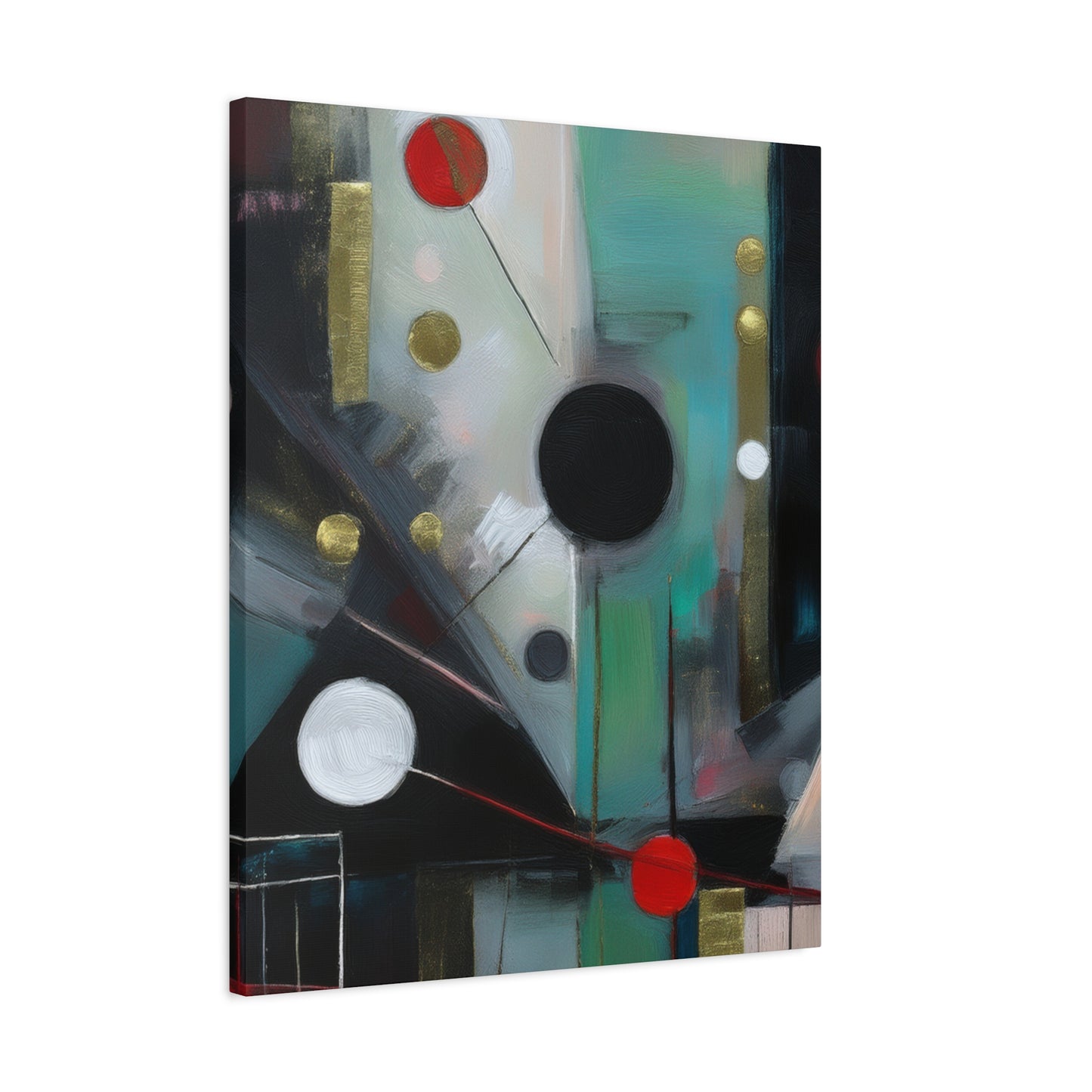 Abstract Oil Painting Print Canvas 20x24,20x30,24x30 24x32,24x36,30x40 32x48,36x48,40x60 Pine-Wood Inner Frame ABS-158