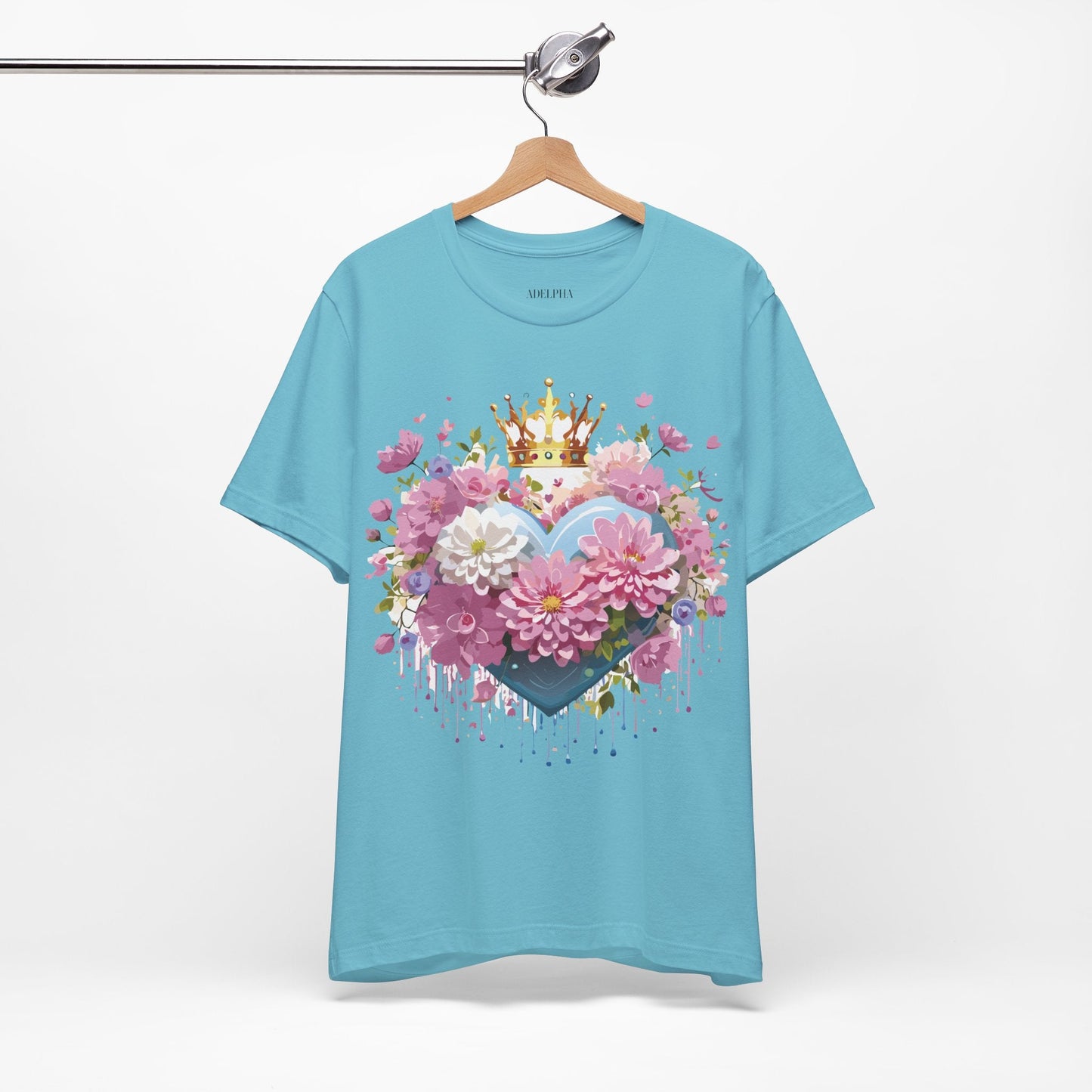 Valentine Shirts Unisex Graphic T Shirt From Adelpha Vintage Inspired Artwork Short Sleeve Tee