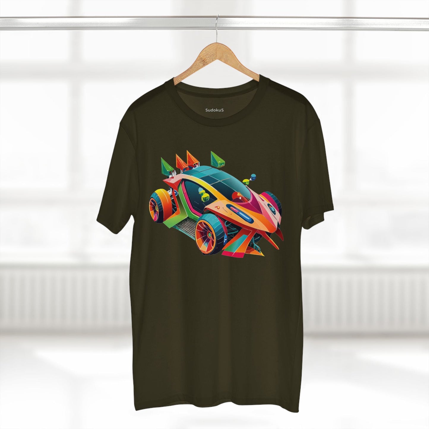Car Graphic Unisex 100 Cotton Staple Tee 25