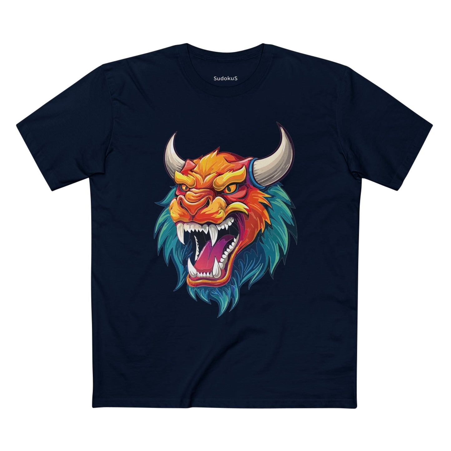 Cartoon Monsters Graphic Unisex 100 Cotton Staple Tee 18