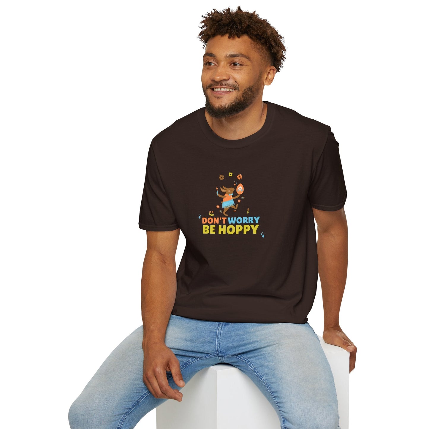 Easter Day T Shirt With Signature Art Design Unisex Softstyle Tee 64000 By Gildan