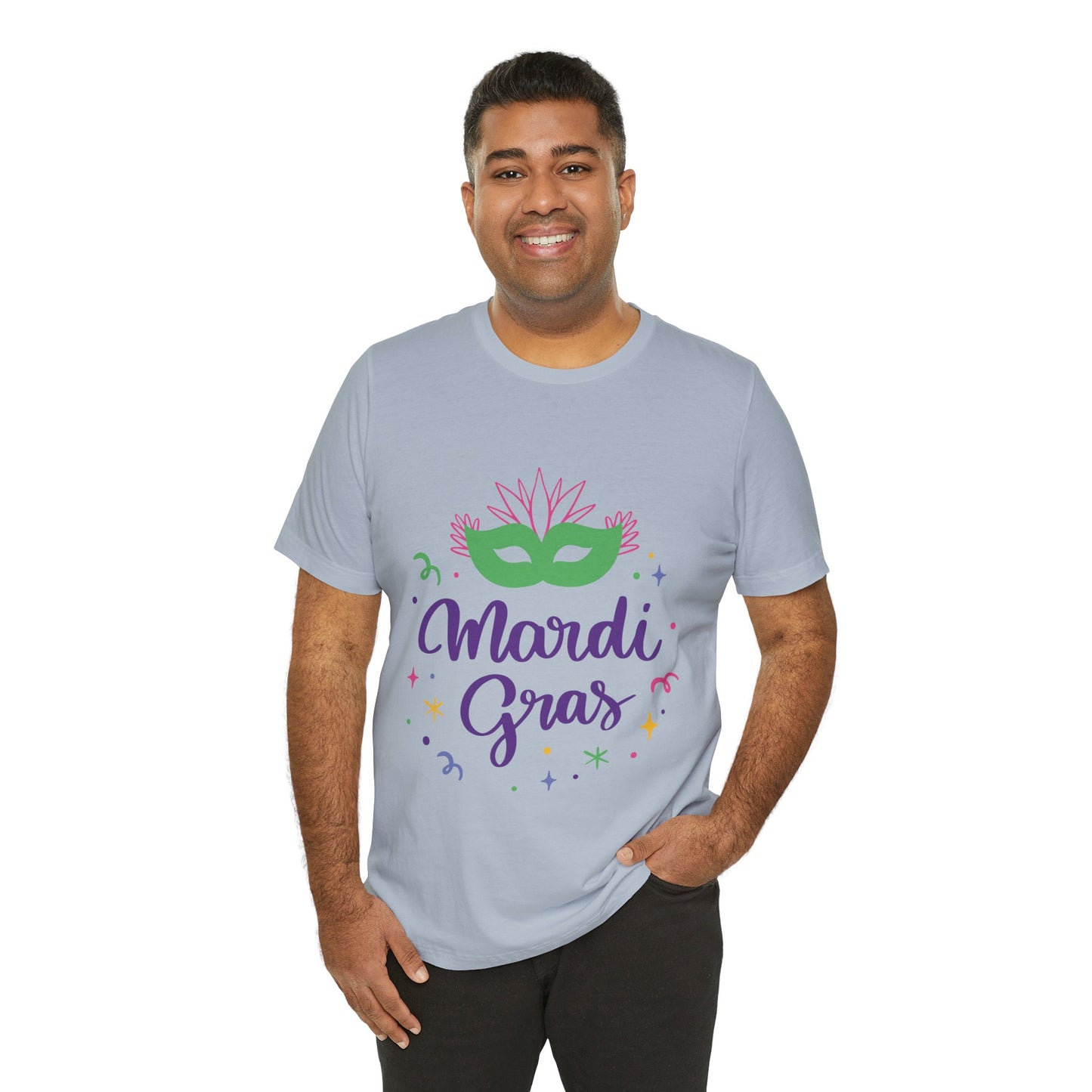 Unisex Cotton Tee Shirt for Mardi Gras