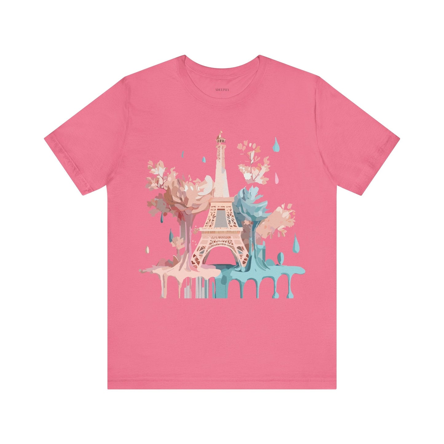 Paris Tourist Shirt Graphic Tee Unisex Vintage Inspired Art Adelpha Premium Quality