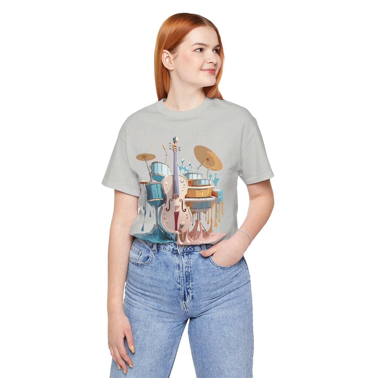 Adelpha Music Graphic T Shirt Unisex Jersey Short Sleeve Vintage Inspired Artwork Tee