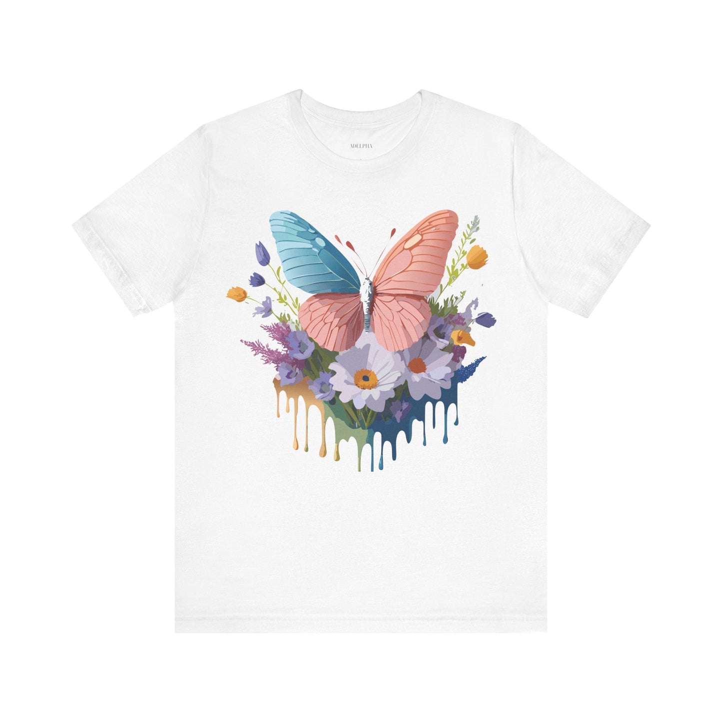 Butterfly Graphic Tee Unisex Art Design Shirt With Vintage Adelpha Artwork