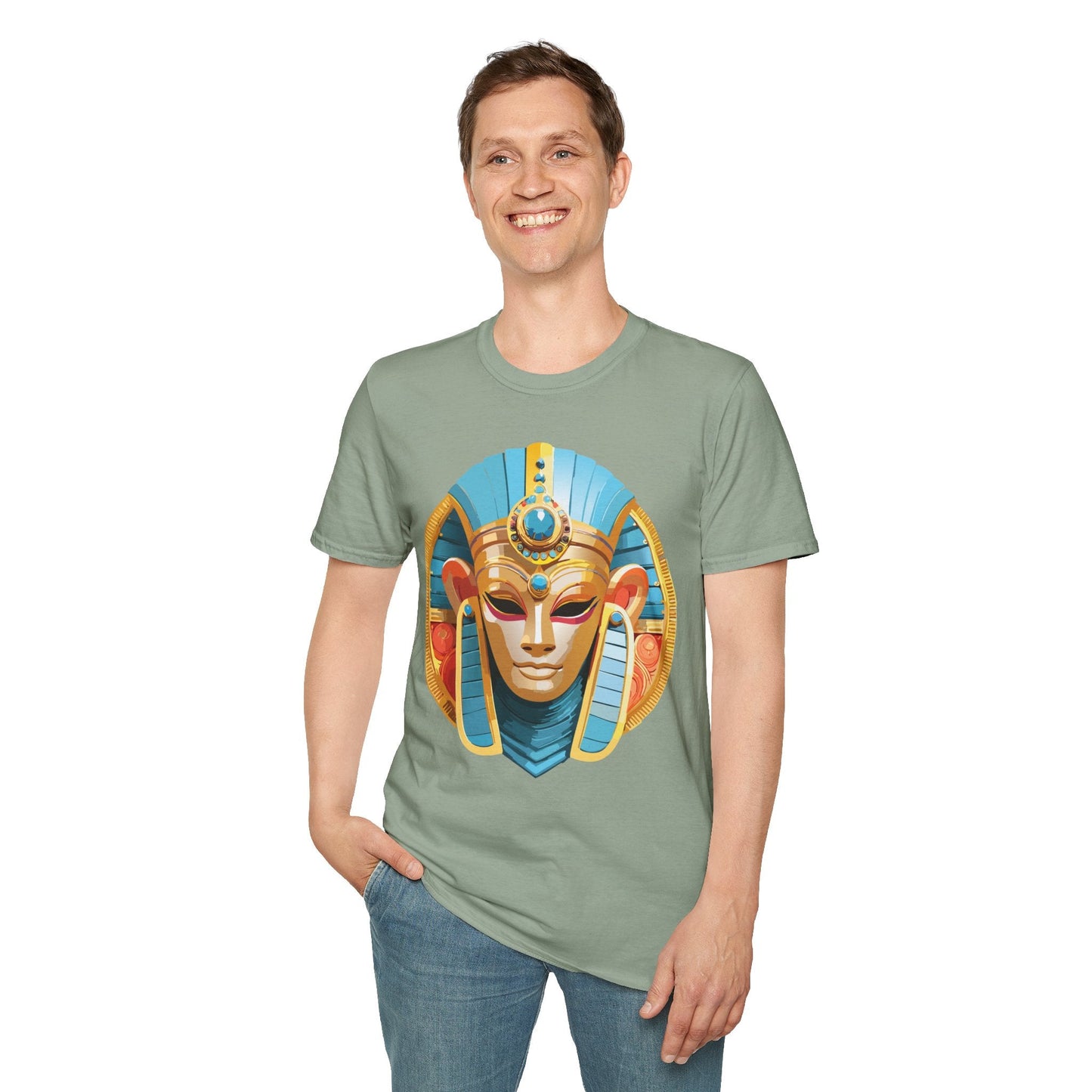 Mask Tee Shirt Unisex Softstyle Short Sleeve Art Design T Shirt 100 Percent Ring Spun Cotton