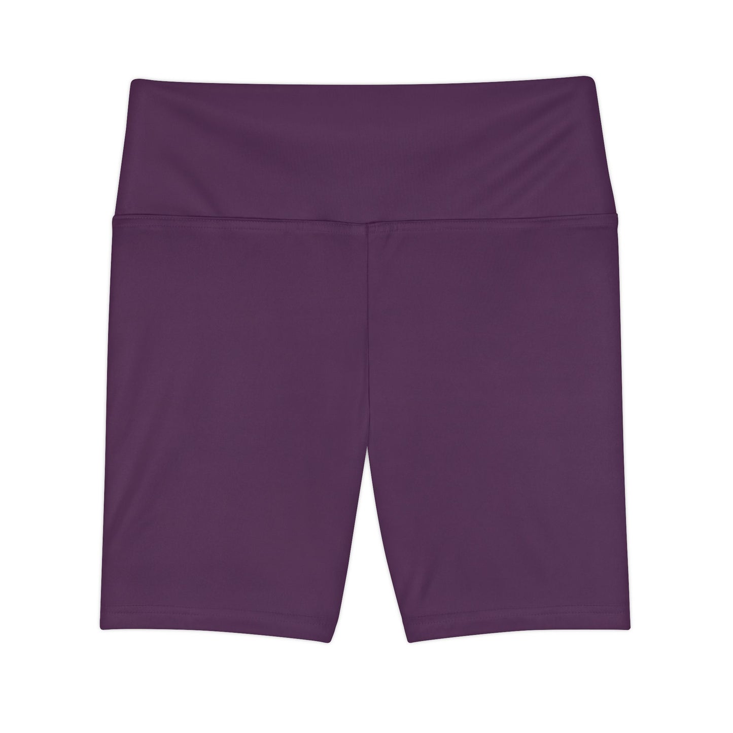 Berry Cream Women's Purple High-Waist Workout Shorts — Yoga & Activewear Biker Shorts