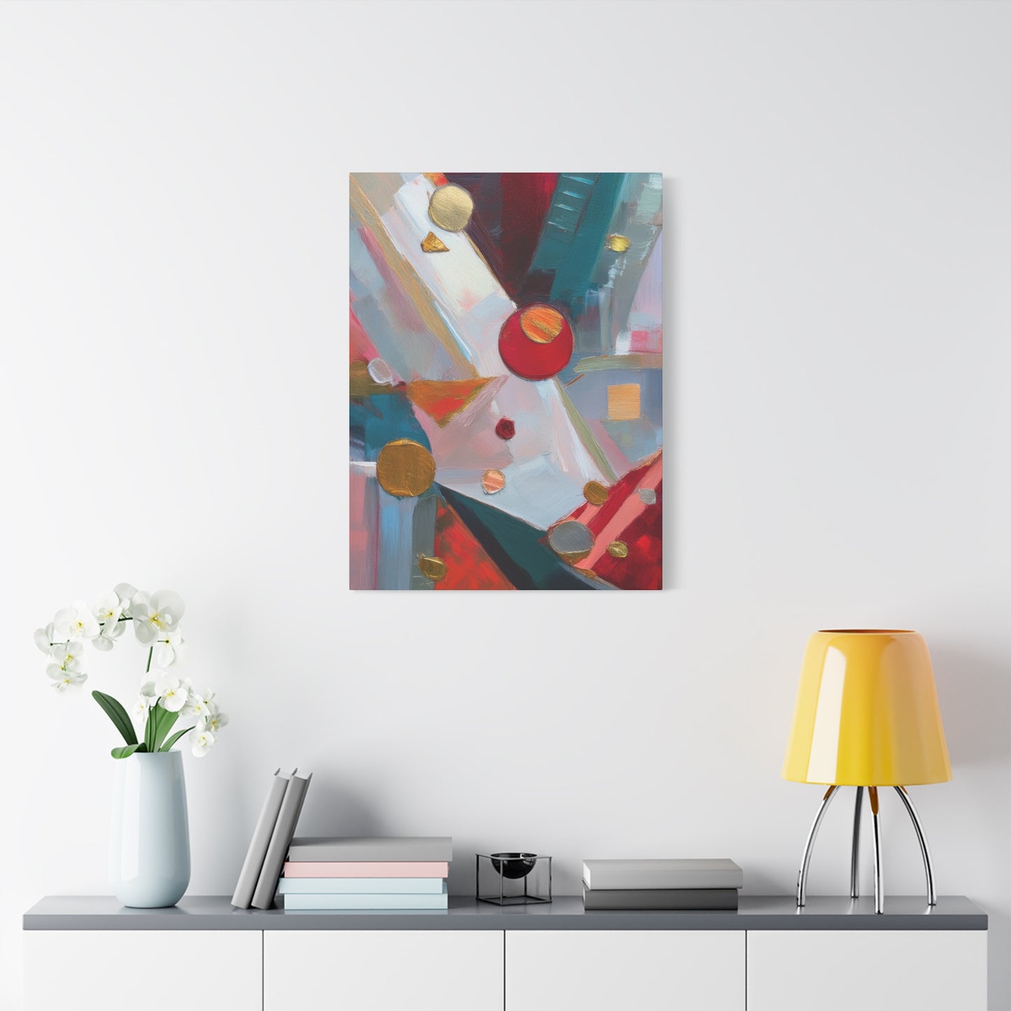 Abstract Oil Painting Print Canvas 20x24,20x30,24x30 24x32,24x36,30x40 32x48,36x48,40x60 Pine-Wood Inner Frame ABS-168
