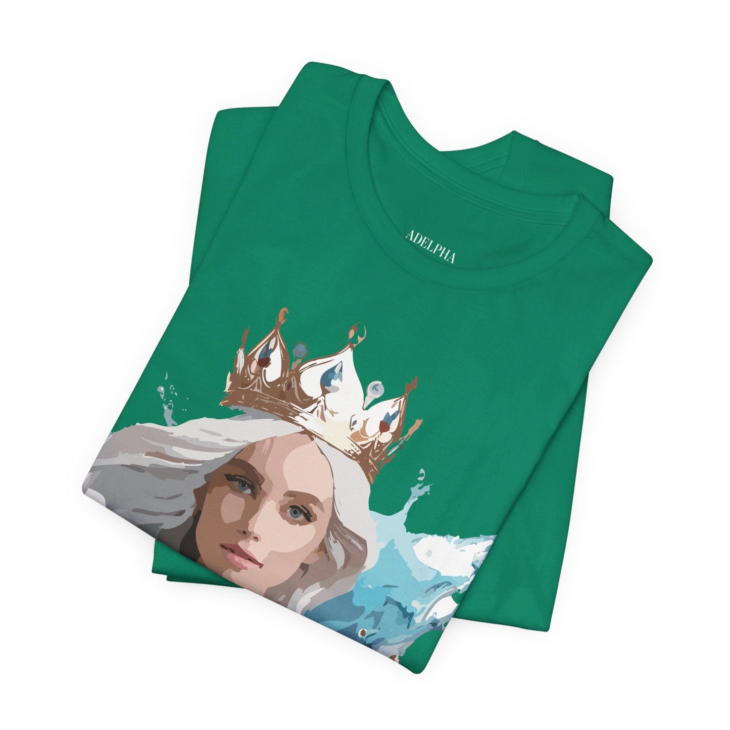 Queen Graphic T Shirt Unisex Jersey Short Sleeve Tee With Vintage Inspired Artwork Adelpha