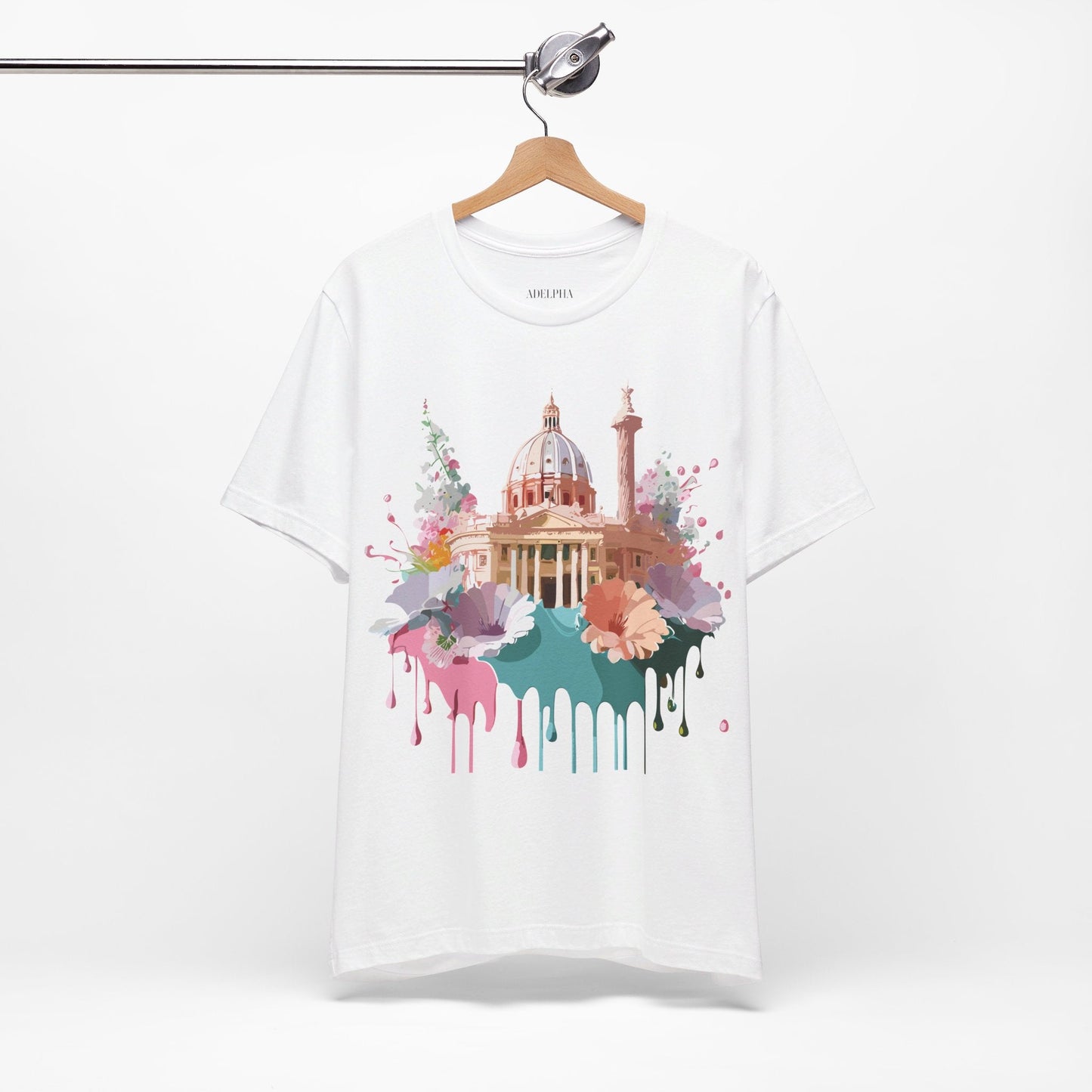 Unisex Rome Graphic Tee Tourist Shirt Adelpha Vintage Artwork Premium Comfort Everyday Wear