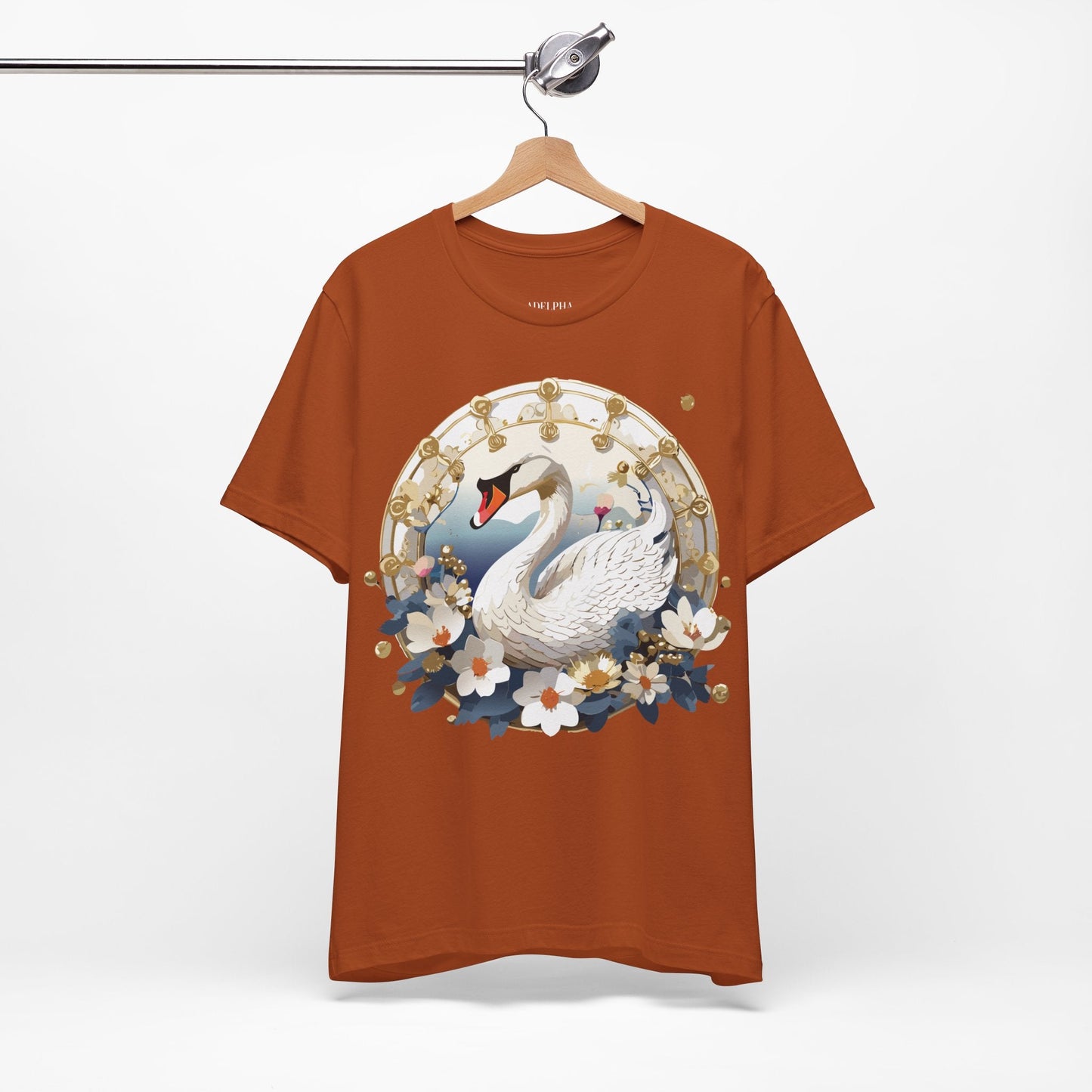Medallion Graphic Unisex 100 Cotton Vintage Animal Medal Artwork Tee 44
