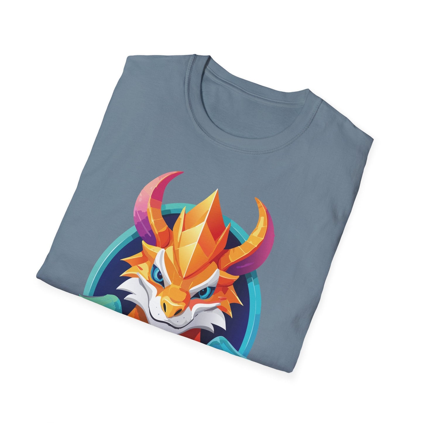 Dragon T Shirt Unisex Gildan Softstyle 64000 Comfortable Cotton Tee With Animal Design