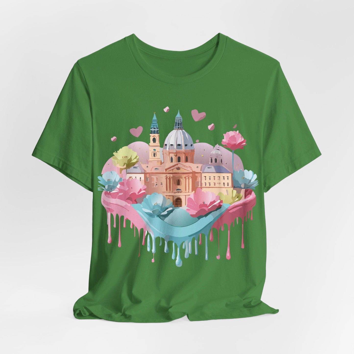 Prague Tourist Graphic Tee By Adelpha Unisex Vintage Inspired Art Shirt Original Artwork