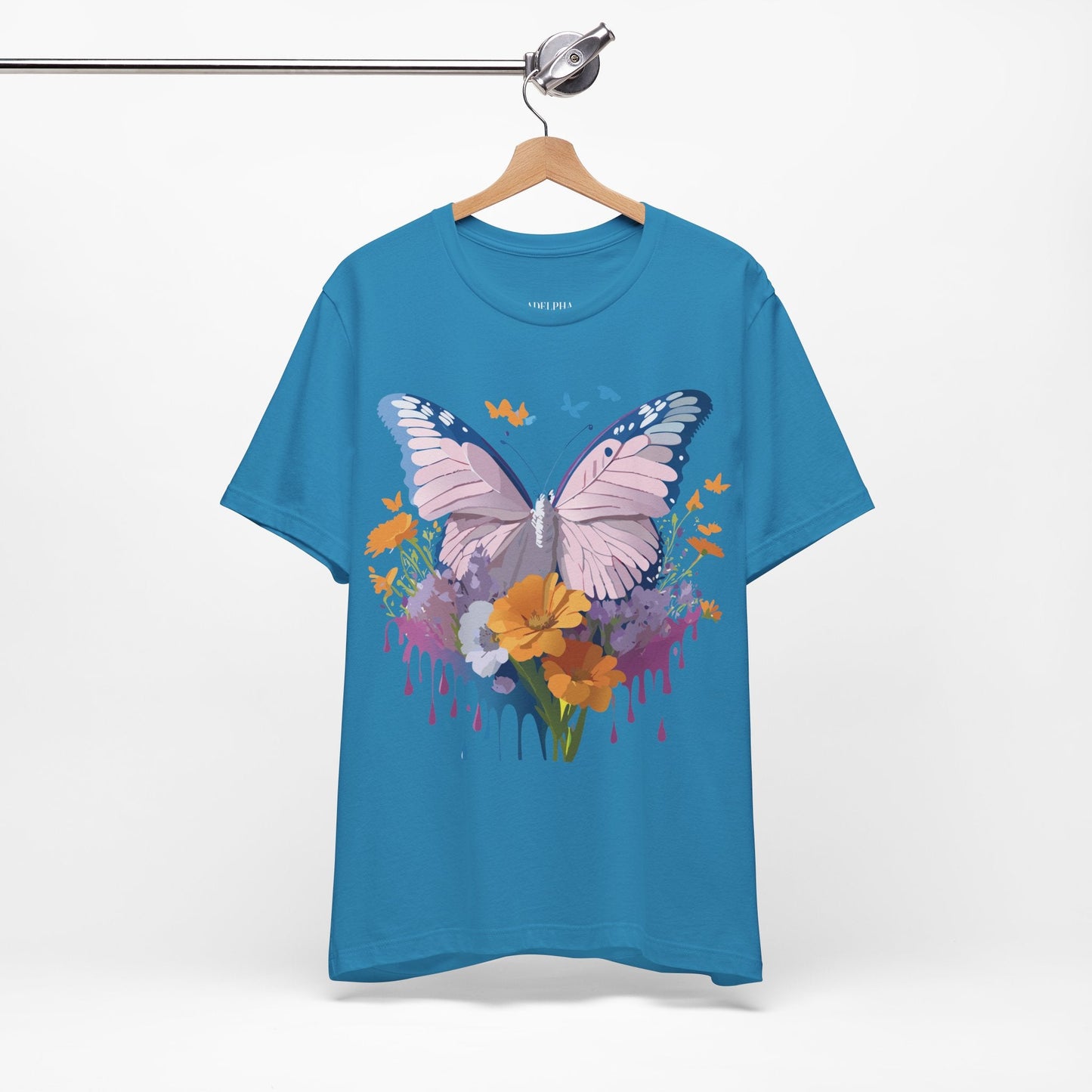 Butterfly Graphic Tee Unisex Jersey Short Sleeve Adelpha Art Design