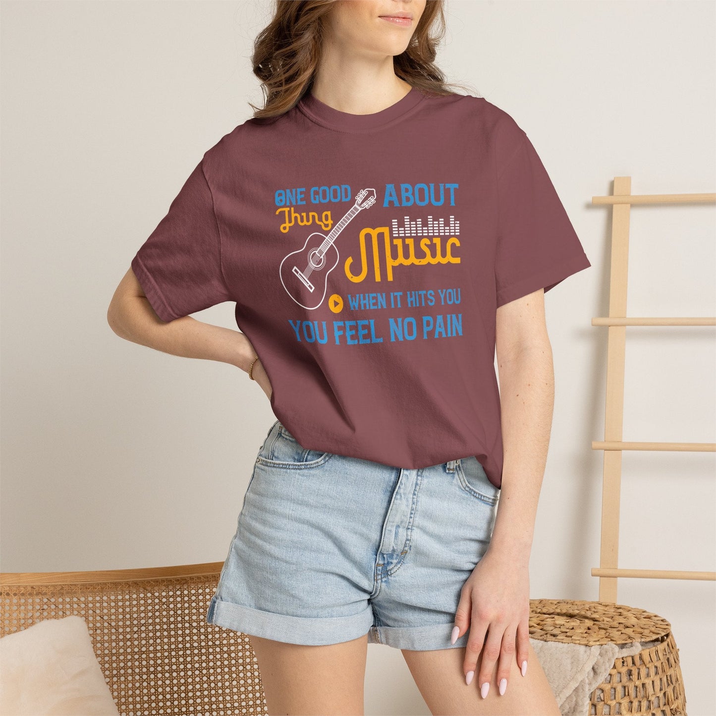 Music Graphic Design Unisex Cotton T-shirt m40