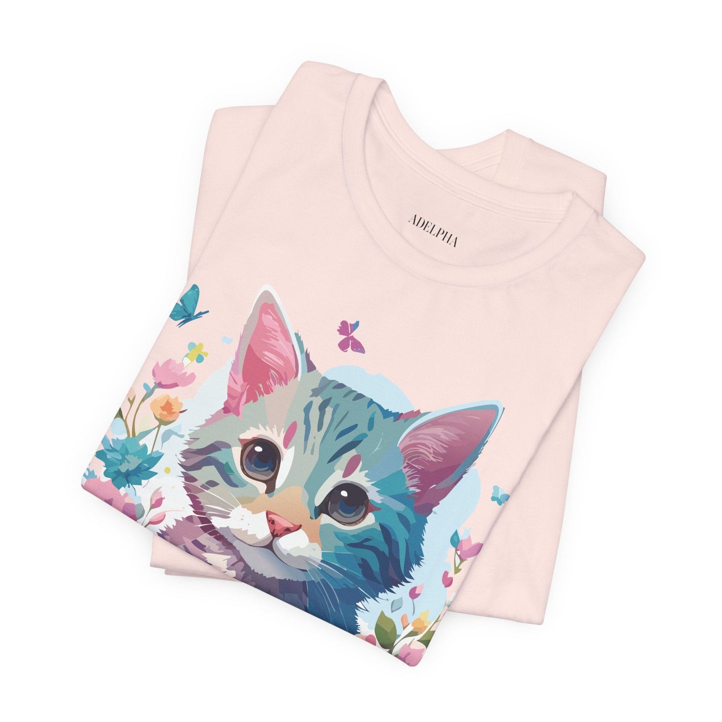 Cat Graphic Tee Unisex Jersey Short Sleeve Shirt Adelpha Art Design