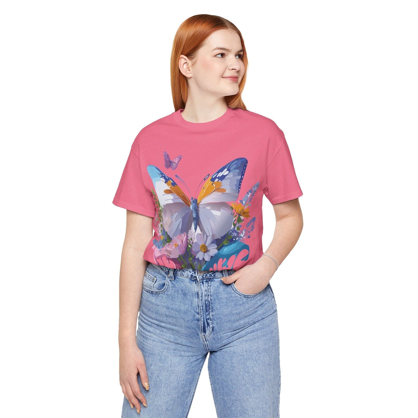 Butterfly Graphic Tee From Adelpha Vintage Artwork Unisex Short Sleeve Shirt