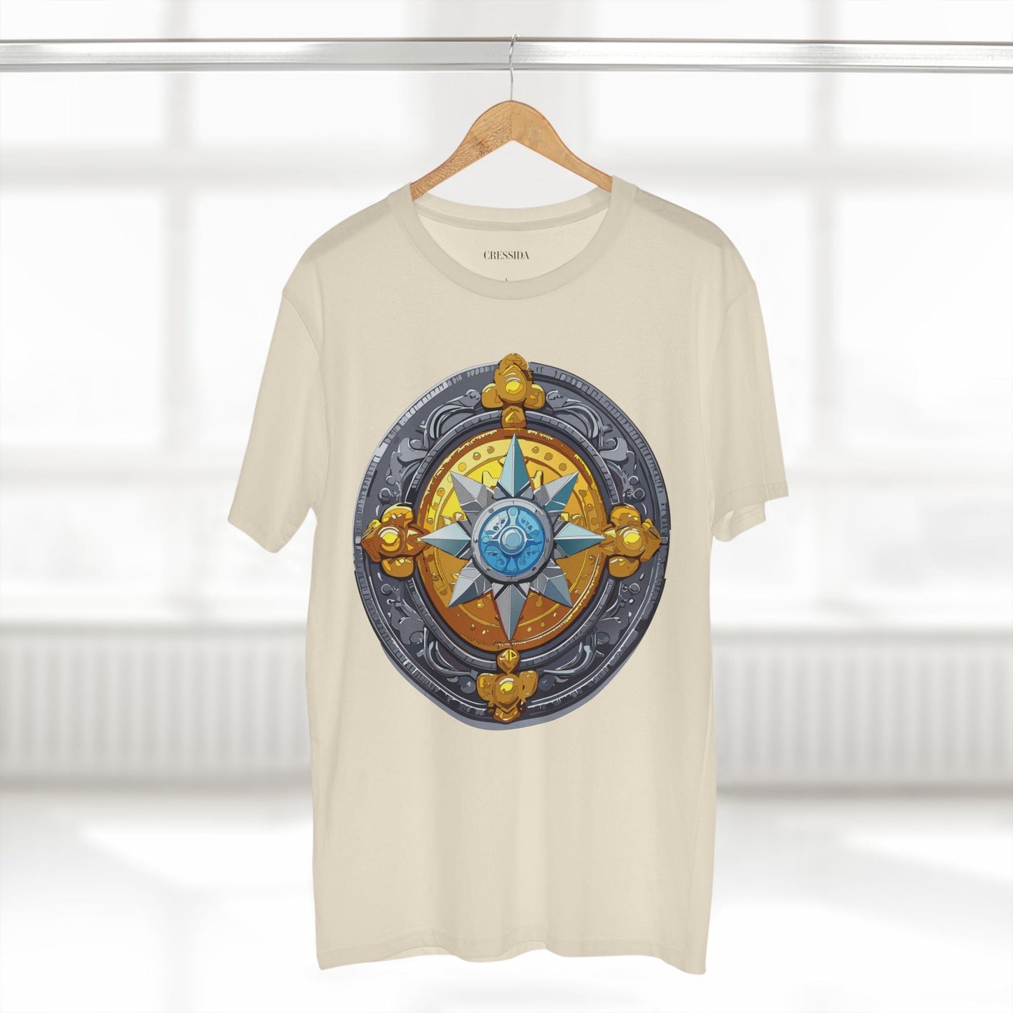 Antique Gold Coin Graphic Design T-Shirt Unisex 100 Cotton With Golden Print Artwork Tee 1