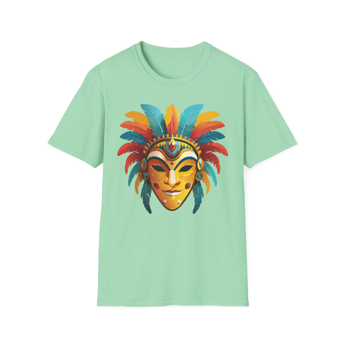 Mask Masquerade Carnival Graphic Tee Gildan Unisex 100 Cotton Tee Shirt m37