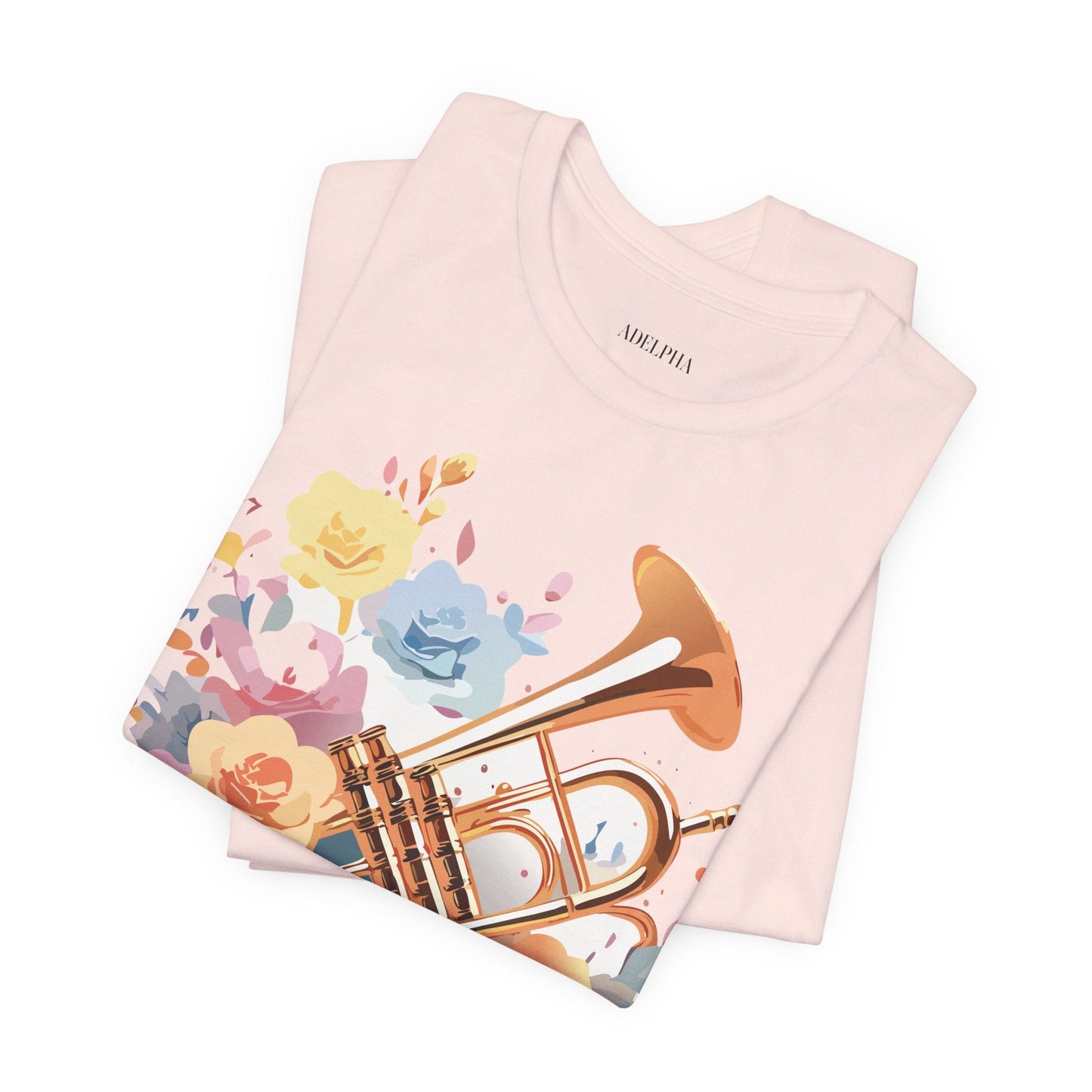 Music Graphic Unisex 100 Cotton Vintage Art with Musical Elements Tee 137