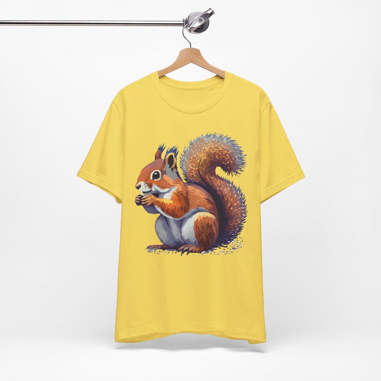 Unisex Animal Print Tee Shirt With Wild Animals Artwork Gildan Softstyle 64000 Cotton