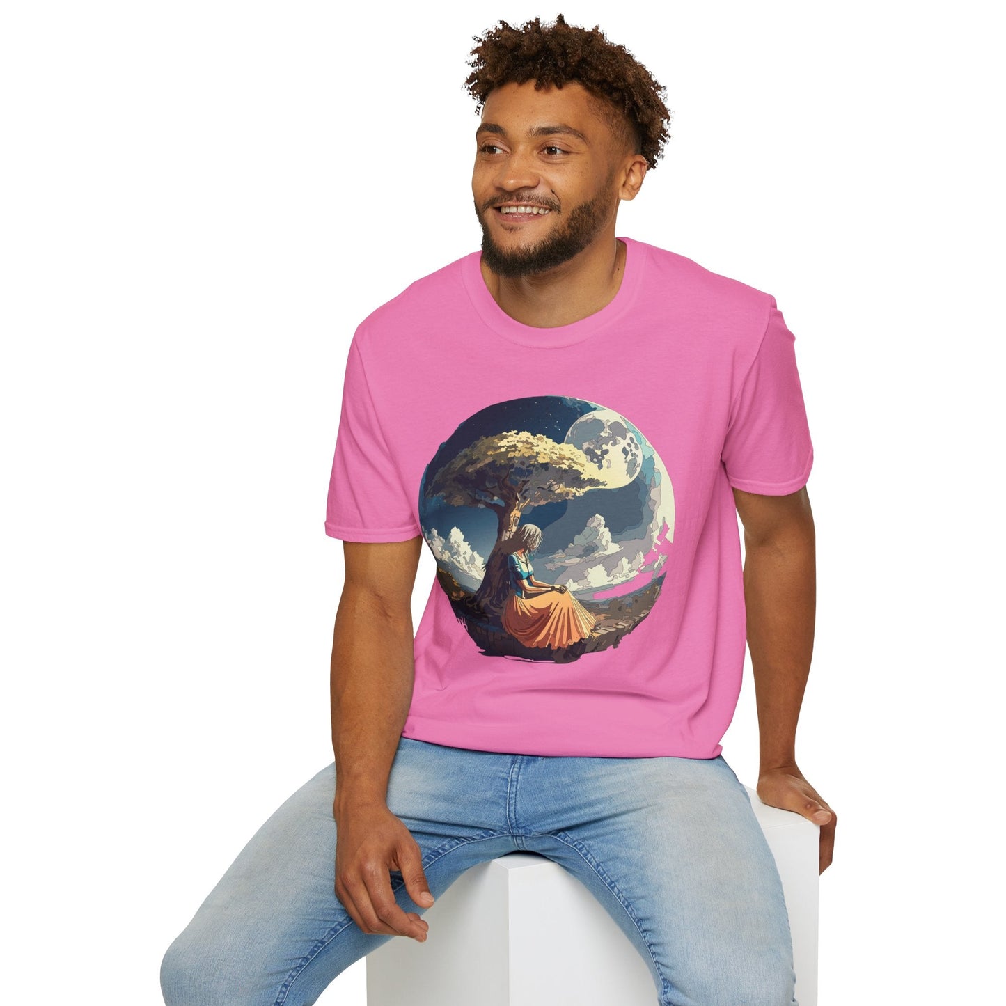 Unisex Graphic T Shirt Art Design Tee Softstyle 64000 Ring Spun Cotton Comfortable