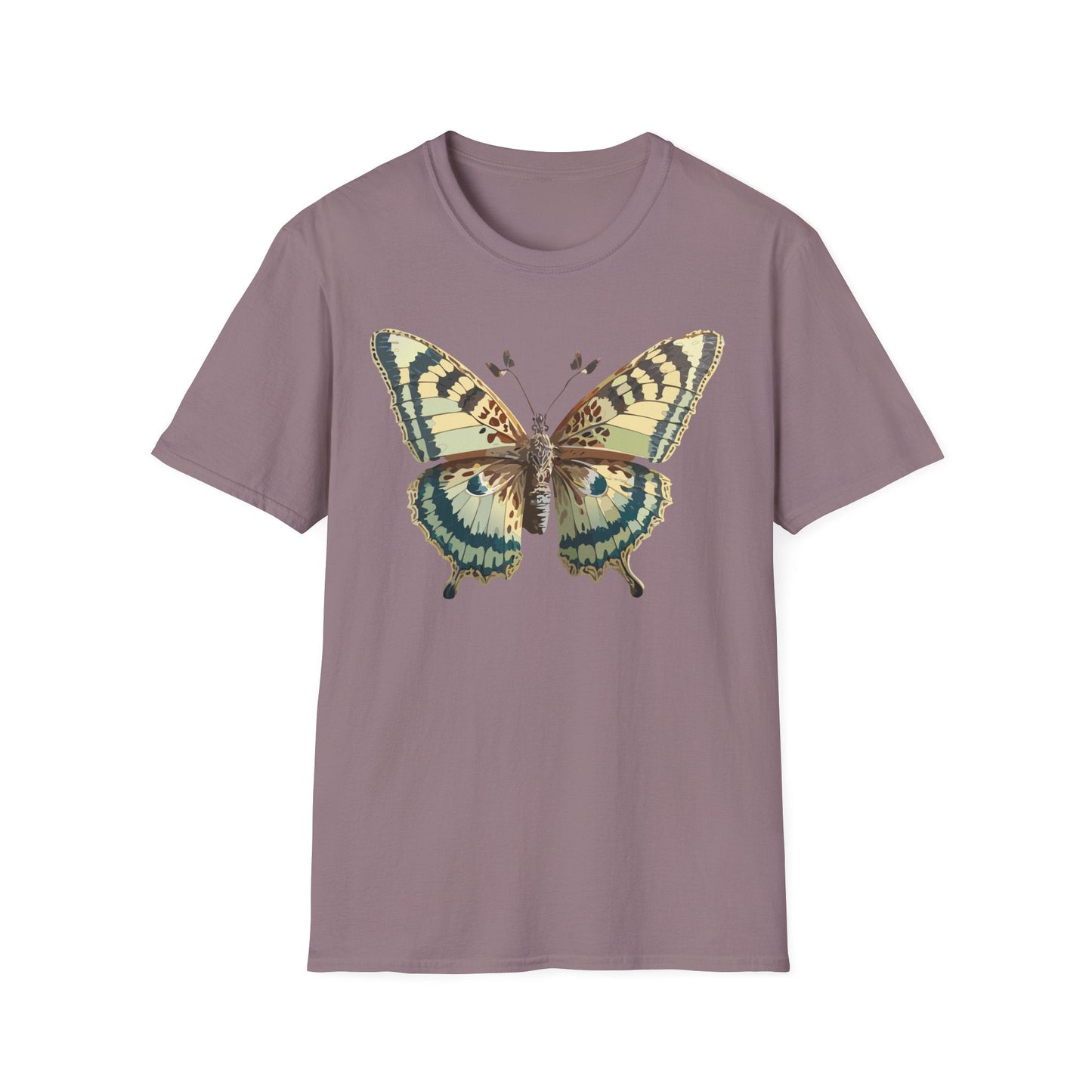 Butterfly Shirt Unisex T Shirt Monarch Butterfly Print Softstyle Gildan 64000 Tee
