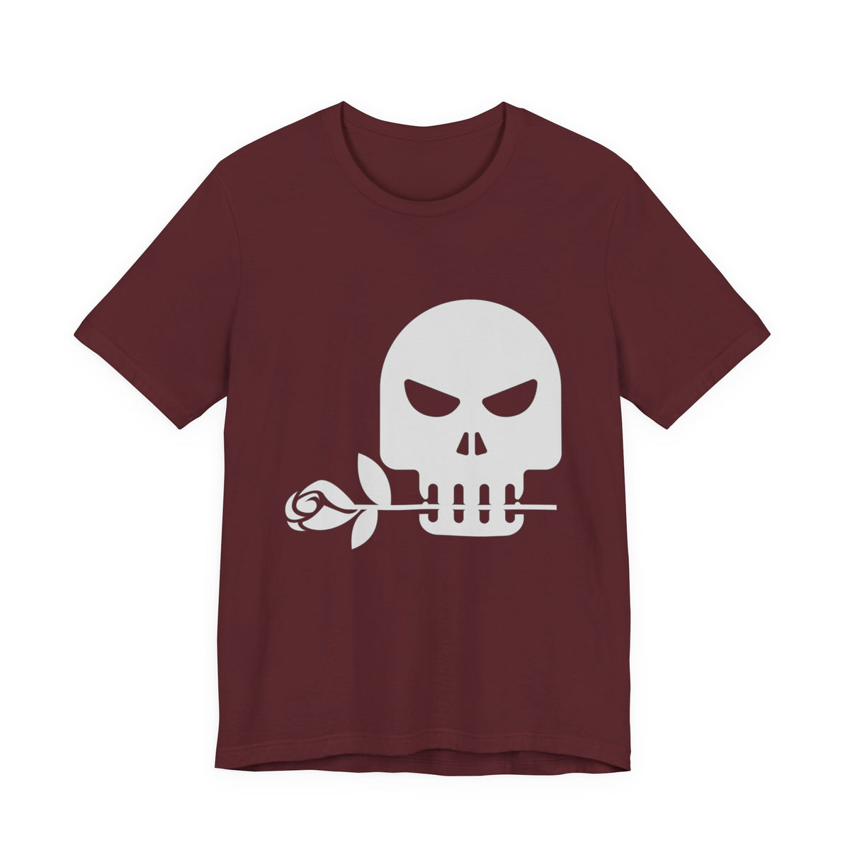 Camiseta unisex de algodón con calavera