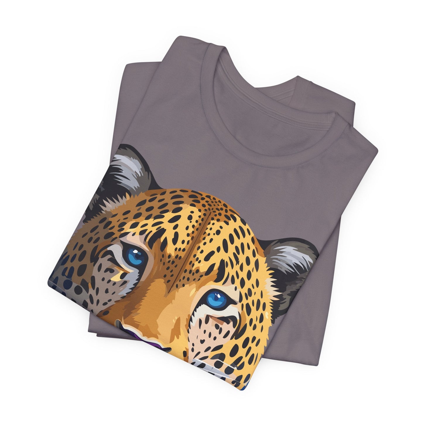 Unisex Animal Graphic Tee Shirt With Wildlife Art Design For Everyday Comfort Short Sleeve