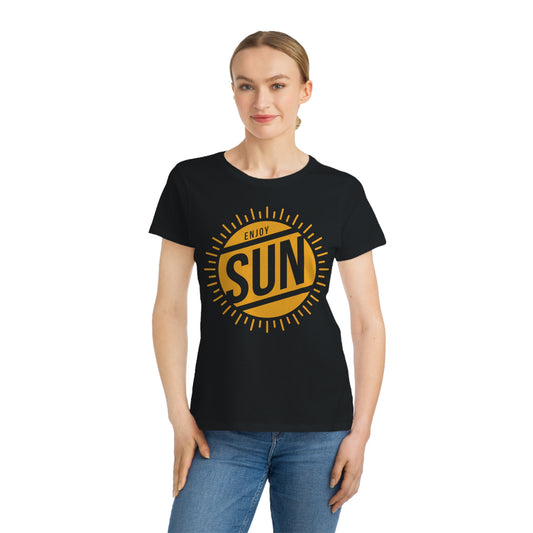 Organic Cotton Women T-Shirt with Summer print