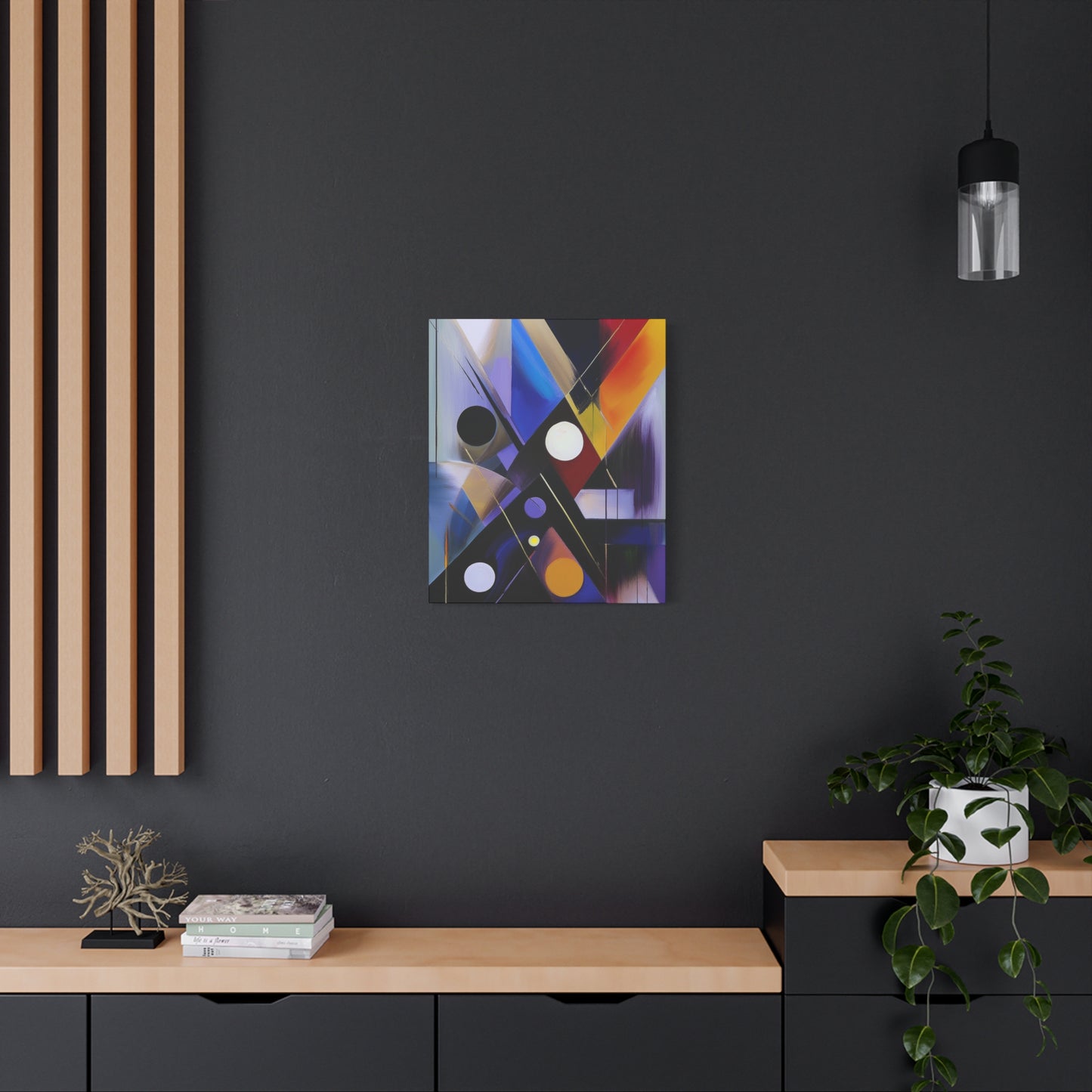 Colors Abstract Painting Print Canvas 20x24,20x30,24x30, 24x32,24x36,30x40, 32x48,36x48,40x60 Pine-Wood Inner Frame ABS-35