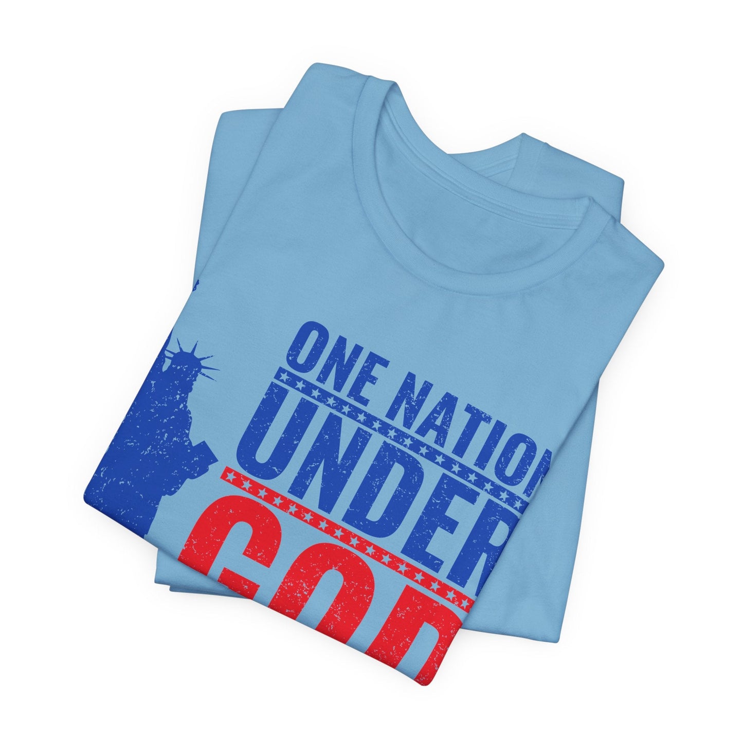 Statue of Liberty Patriotic Graphic Unisex Cotton T-Shirt a6